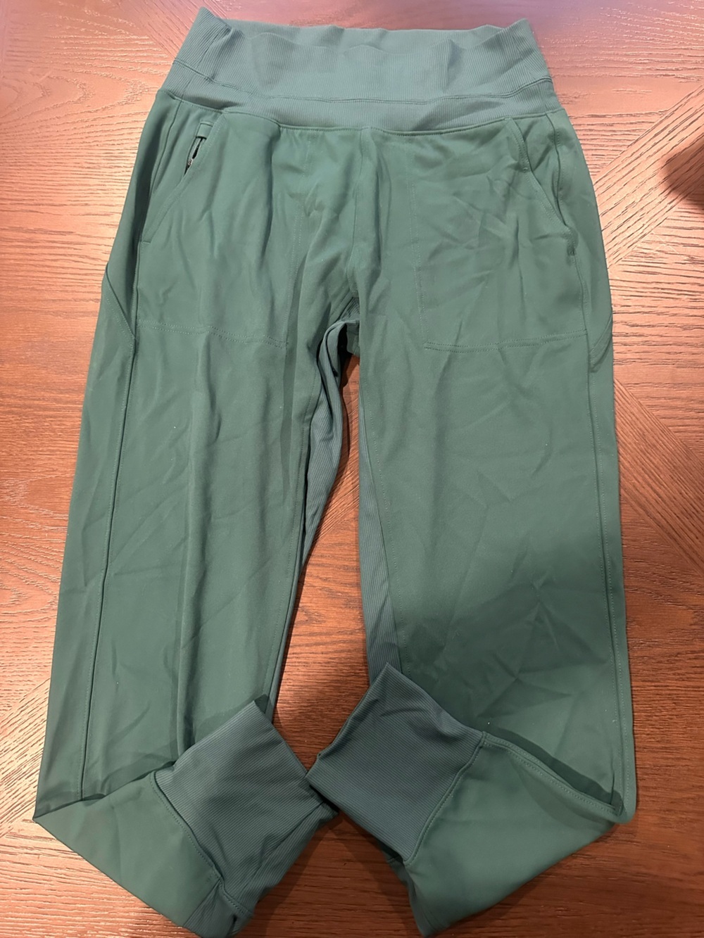 Athleta Forest Green High-Rise Jogger Pants